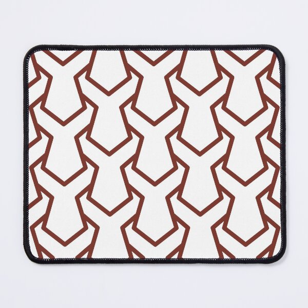Item preview, Red and White Tessellation Line Pattern 11 Coordinates w/ Farrow and Ball Incarnadine No.248 2022 Popular Color - Colour - Trending Hue designed and sold by ColorOfTheYears.