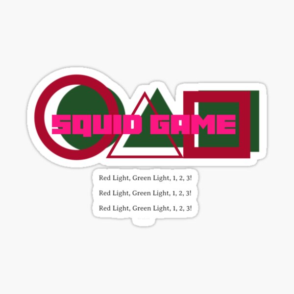 Item preview, SQUID GAME logo shape design designed and sold by GeeProductsRB.