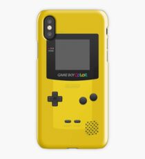 Yellow Nintendo Gameboy Color iPhone Case/Skin