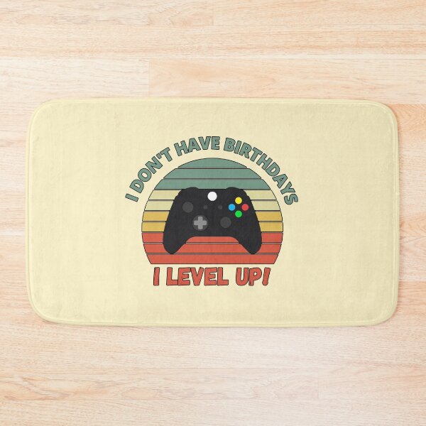Item preview, I don't have birthdays. I level up! Retro Sunset Design designed and sold by Meek-Anime.