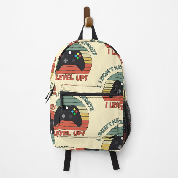 Item preview, I don't have birthdays. I level up! Retro Sunset Design designed and sold by Meek-Anime.