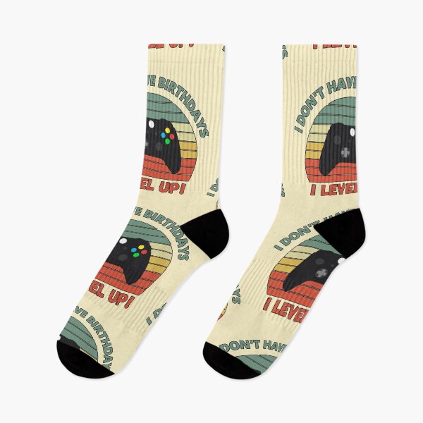 Item preview, I don't have birthdays. I level up! Retro Sunset Design designed and sold by Meek-Anime.