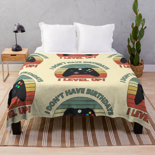 Item preview, I don't have birthdays. I level up! Retro Sunset Design designed and sold by Meek-Anime.