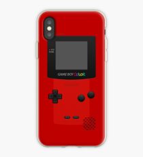Red Nintendo Gameboy Color iPhone Case