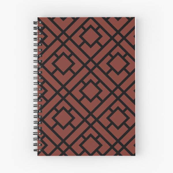 Item preview, Red and Black Tessellation Line Pattern 24 Coordinates w/ Farrow and Ball Incarnadine No.248 2022 Popular Color - Colour - Trending Hue designed and sold by ColorOfTheYears.
