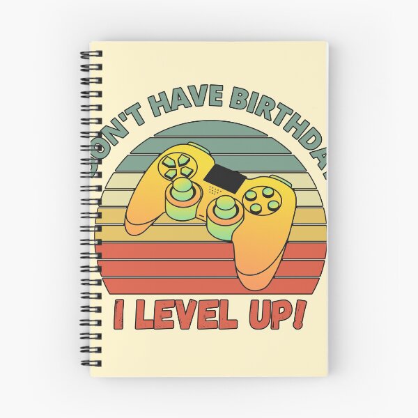 Item preview, I don't have birthdays I level up! Yellow Green Controller Retro Sunset designed and sold by Meek-Anime.