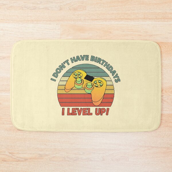 Item preview, I don't have birthdays I level up! Yellow Green Controller Retro Sunset designed and sold by Meek-Anime.