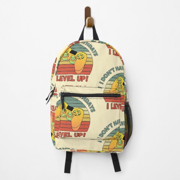Item preview, I don't have birthdays I level up! Yellow Green Controller Retro Sunset designed and sold by Meek-Anime.