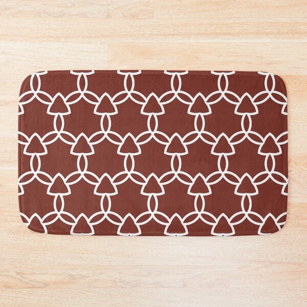 Item preview, Red and White Tessellation Line Pattern 29 Coordinates w/ Farrow and Ball Incarnadine No.248 2022 Popular Color - Colour - Trending Hue designed and sold by ColorOfTheYears.