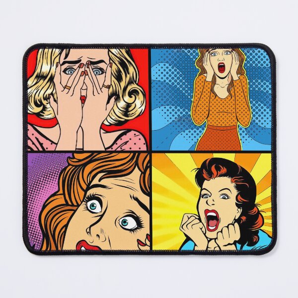 Item preview, Scream Queen Horror Retro Comic designed and sold by The Fit.