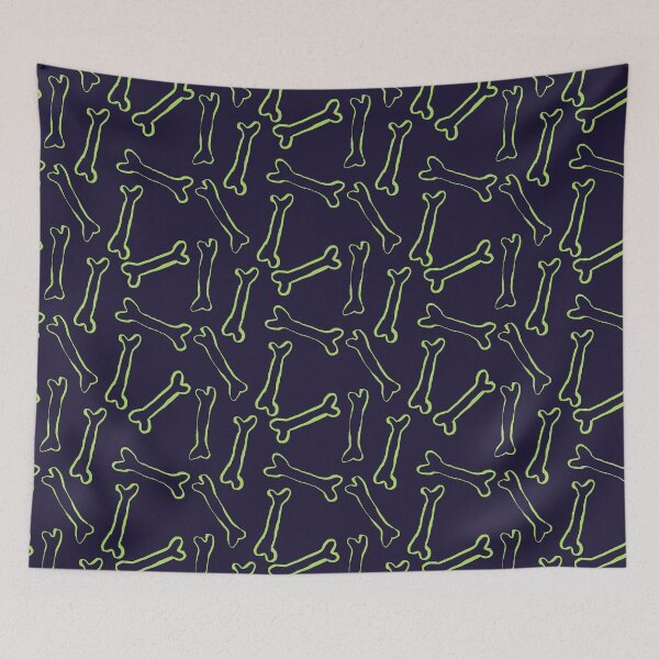 Item preview, cute puppy dog bones doodle champion pattern design designed and sold by Harshler-Art.