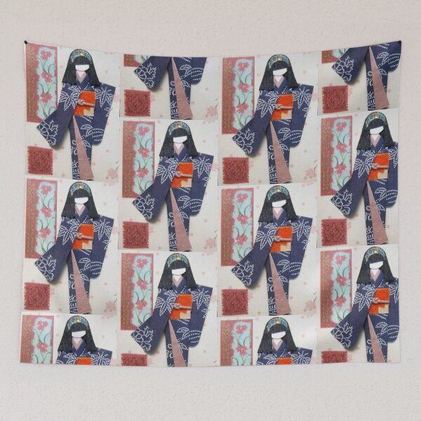 Item preview, Japanese origami doll casual kimono designed and sold by JoAnnValencia.
