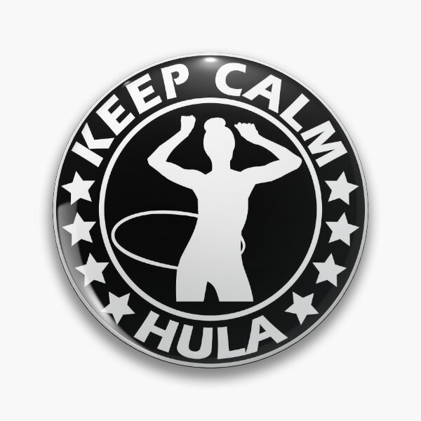 Item preview, Keep Calm Logo Hula Huladance Hoop Hulahoop designed and sold by DerNerd.