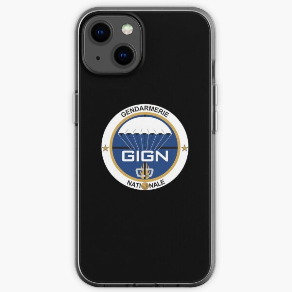 BEST TO ACHETER - Groupement National d'Intervention de la Gendarmerie Coque souple iPhone