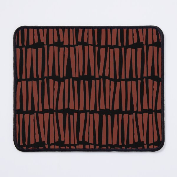 Item preview, Red and Black Vertical Dash Stripe Line Pattern Coordinates w/ Farrow and Ball Incarnadine No.248 2022 Popular Color - Colour - Trending Hue designed and sold by ColorOfTheYears.