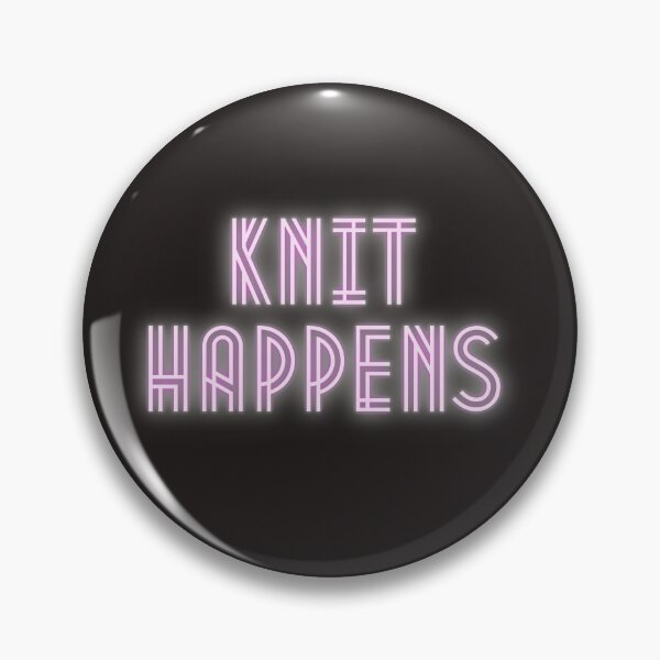 Item preview, Knit happens - Knitting Puns designed and sold by DigitalGemShop.