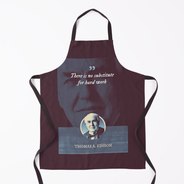 Item preview, Thomas Alva Edison - There is no substitute for hard work designed and sold by Syahrasi.