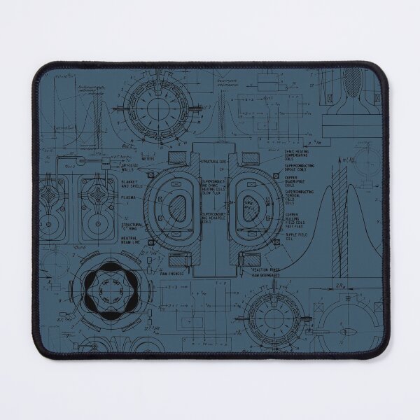 Item preview, Schematic image of TOKAMAK, a fusion reactor. Print with drawings and graphs. The tokamak is one of several types of magnetic restraints being developed to produce controlled fusion energy. designed and sold by NLobes.