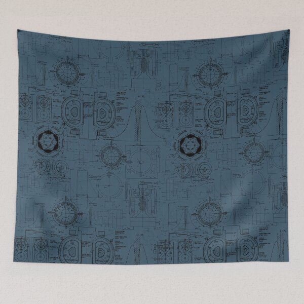Item preview, Schematic image of TOKAMAK, a fusion reactor. Print with drawings and graphs. The tokamak is one of several types of magnetic restraints being developed to produce controlled fusion energy. designed and sold by NLobes.