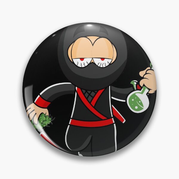Item preview, Ninja Stoner Smoking From Bong Bud Weed Stone Comic designed and sold by DabGraphic.