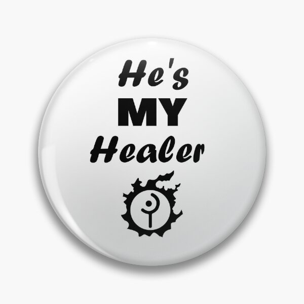 Item preview, FFXIV He's My Healer - White Mage WHM designed and sold by GingerCatGifts.