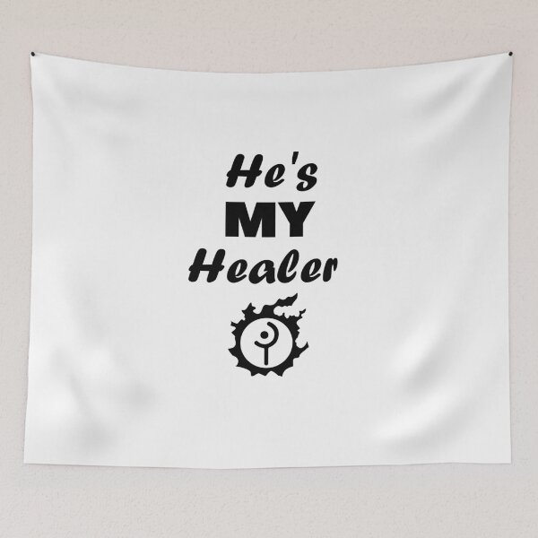 Item preview, FFXIV He's My Healer - White Mage WHM designed and sold by GingerCatGifts.