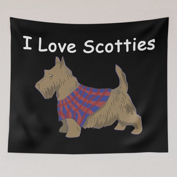 Item preview, I Love Scotties - Scottish Terrier Dog Lover designed and sold by LashCreations.