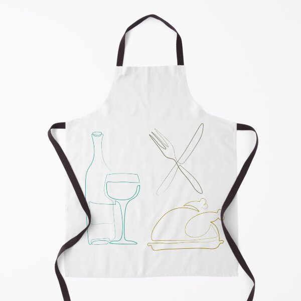 Item preview, Wine bottle wine glass and turkey chicken still life designed and sold by CutieBlue.