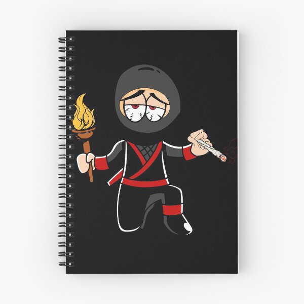 Item preview, Ninja  Smoking Joint Blunt Bud Weed Stone Comic designed and sold by DabGraphic.