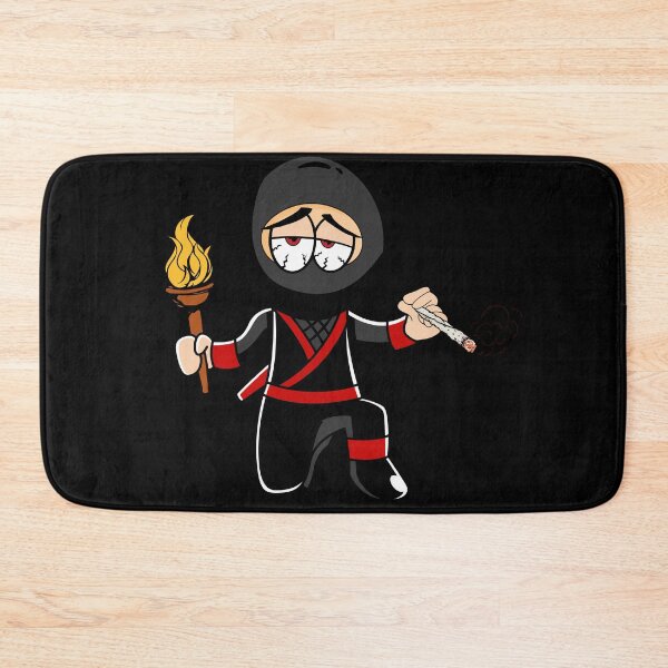 Item preview, Ninja  Smoking Joint Blunt Bud Weed Stone Comic designed and sold by DabGraphic.