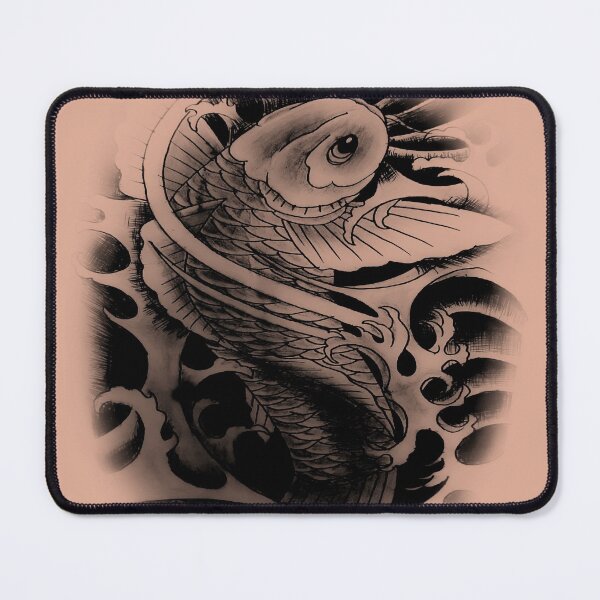 Item preview, Koi fish tattoo designed and sold by attracdionz.