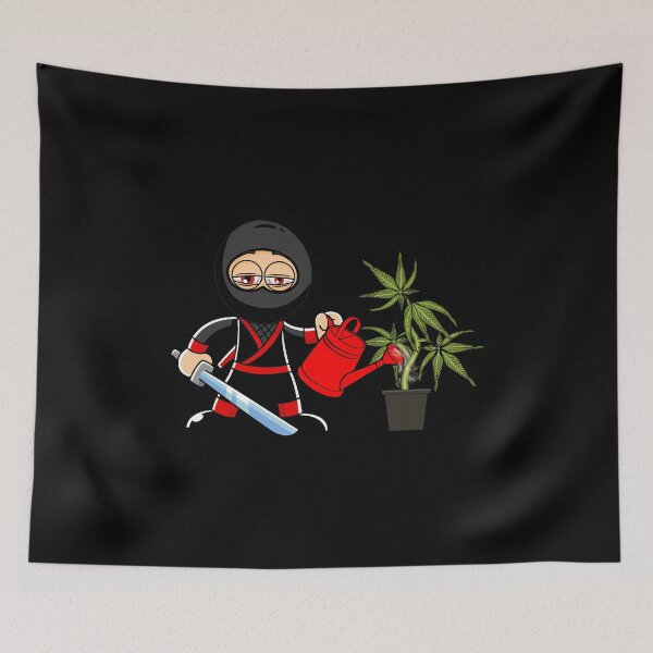 Item preview, Ninja Farmer Marijuana Weed Stone Comic designed and sold by DabGraphic.