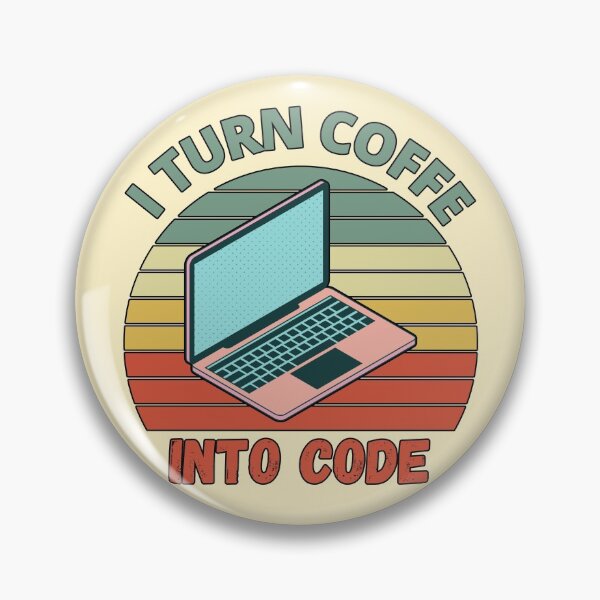Item preview, Programmer Who Turns Coffee Into Code Design designed and sold by Meek-Anime.