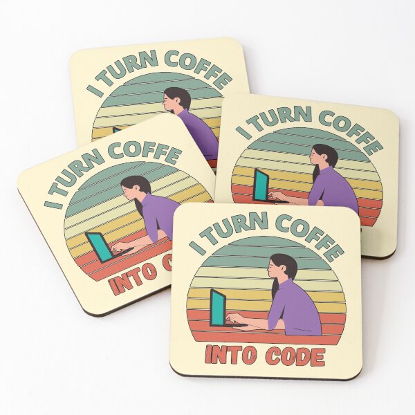 Item preview, Programmer Who Turns Coffee Into Code College Student designed and sold by Meek-Anime.