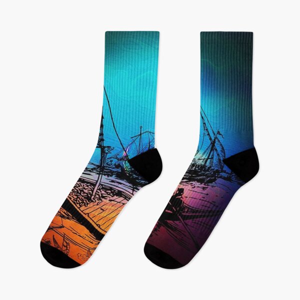Item preview, Morning Rainbow Battle Ships designed and sold by Designz101.
