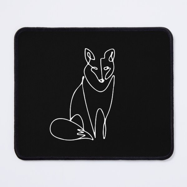 Item preview, Fox (white lines) designed and sold by didijuca.
