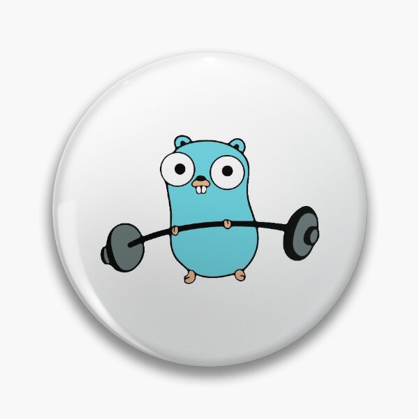 Item preview, Golang Gopher  Go Workout designed and sold by THEMADBRUSH.
