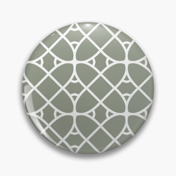 Item preview, Green and White Minimal Geometric Shape Pattern Coordinates w/ Dutch Boy 2022 Color of the Year Cypress Garden 424-4DB - Colour - Trending Hue designed and sold by ColorOfTheYears.