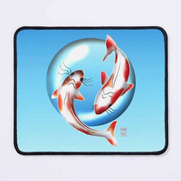 Artikelvorschau, Koi carp with a blue bubble entworfen und verkauft von CuisineCat.