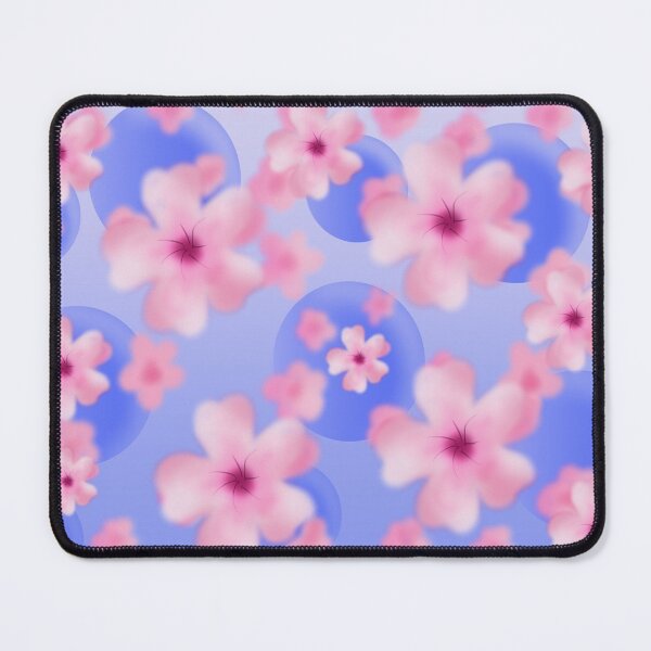 Item preview, Pretty pink watercolor sumi e style sakura pattern designed and sold by CuisineCat.