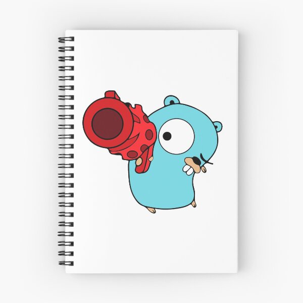 Item preview, Golang Gopher Go Shoot designed and sold by THEMADBRUSH.