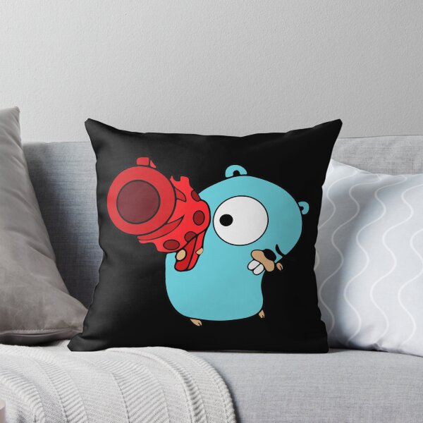 Item preview, Golang Gopher Go Shoot designed and sold by THEMADBRUSH.