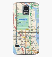 MTA Subway Map New York Manhattan Phone Case Case/Skin for Samsung Galaxy