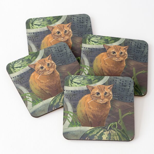 Item preview, Melon Protector (Cat) designed and sold by gristiannn.
