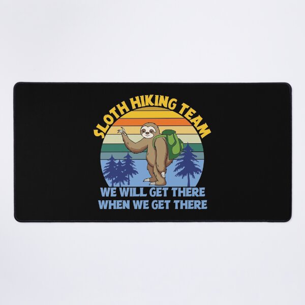Item preview, Funny Sloth Hiking Team designed and sold by evadeedesigns.