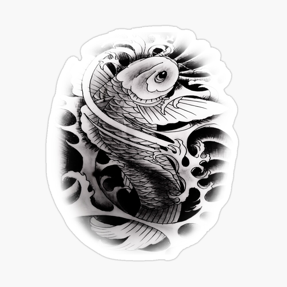 Marvelous Best Koi Fish Tattoo Ideas Pic Of Black Concept And HD phone  wallpaper  Pxfuel