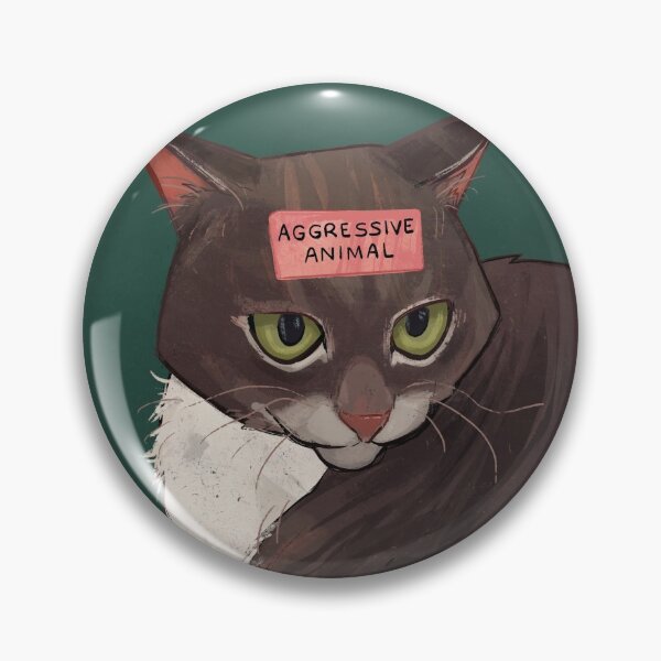 Item preview, Aggressive Animal (Cat) designed and sold by gristiannn.