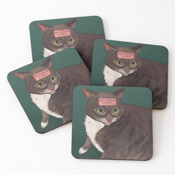 Item preview, Aggressive Animal (Cat) designed and sold by gristiannn.