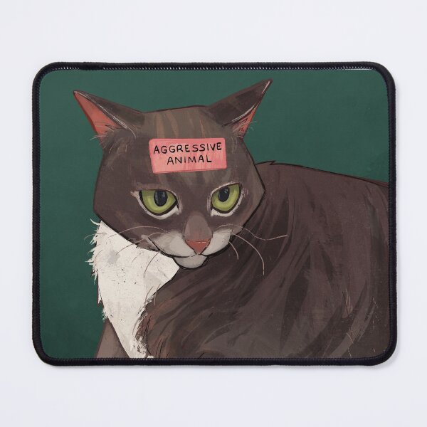 Item preview, Aggressive Animal (Cat) designed and sold by gristiannn.