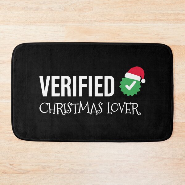 Item preview, Verified Christmas Lover | Gift Ideas | Funny Text designed and sold by Fluffy-Vectors.